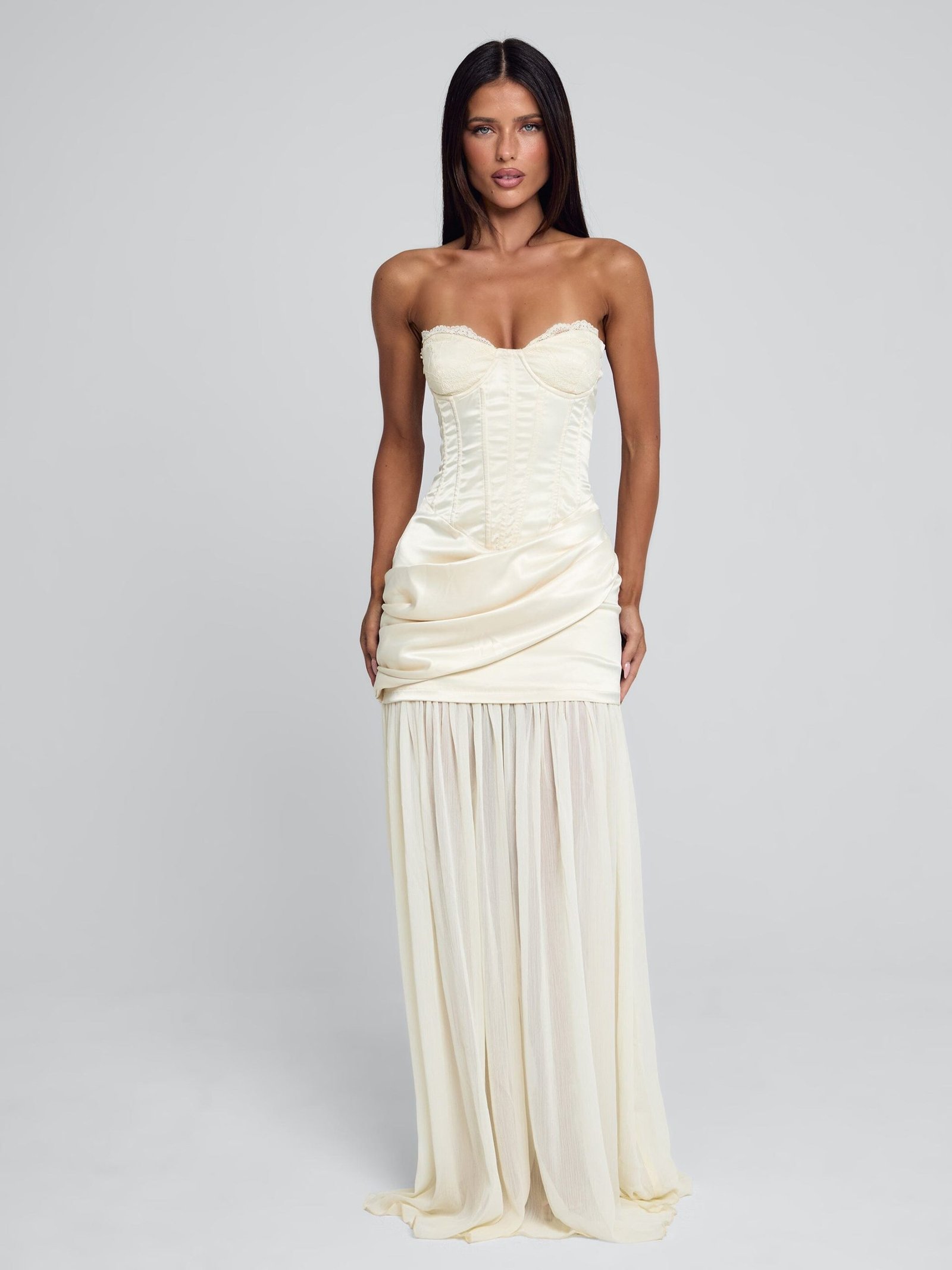 ROWNA-MAXI-DRESS-IVORY_005 ROWNA MAXI DRESS IVORY - Image 1